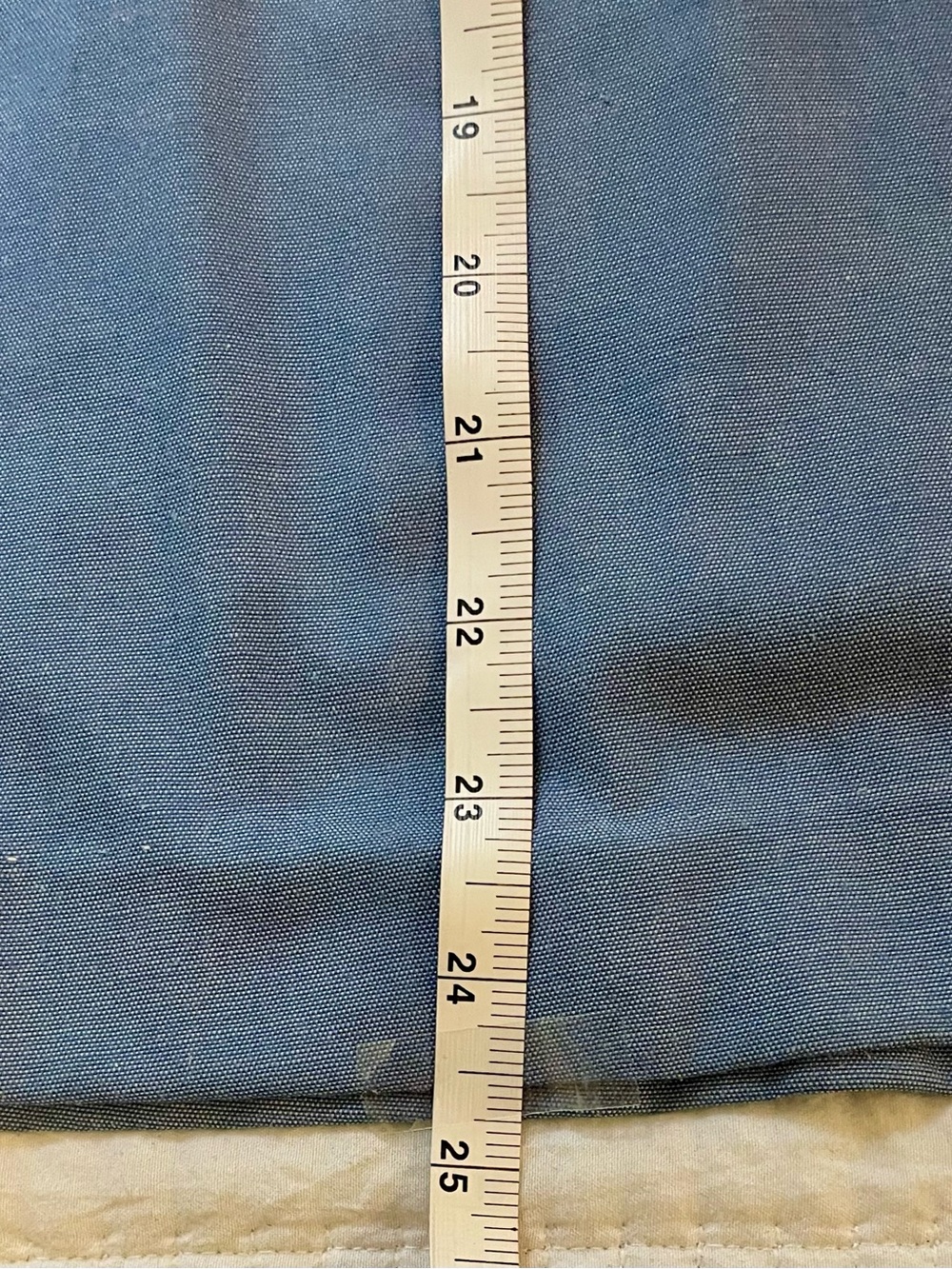 Vintage Chambray Side Button A-Line Skirt - Picture 7 of 9
